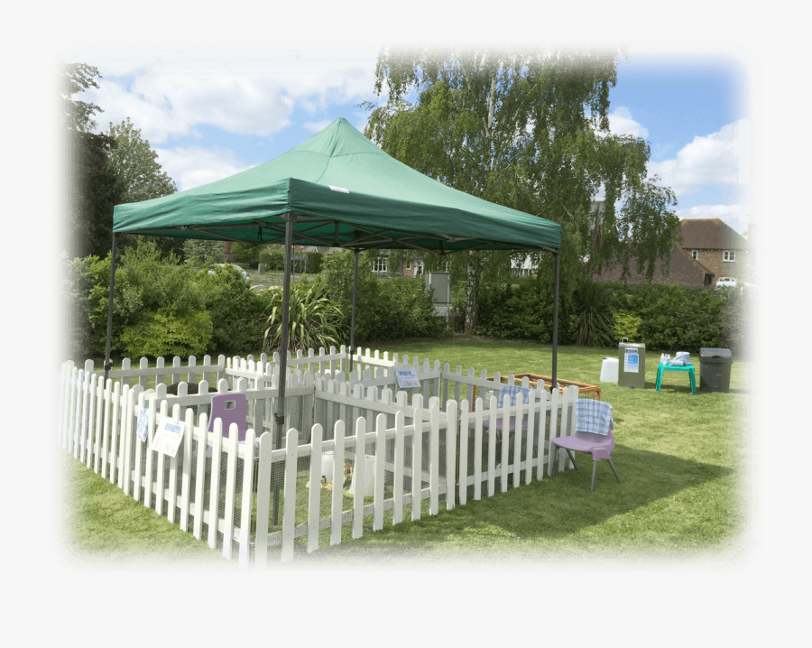 Transparent White Picket Fence Clipart - Canopy, Transparent Clipart