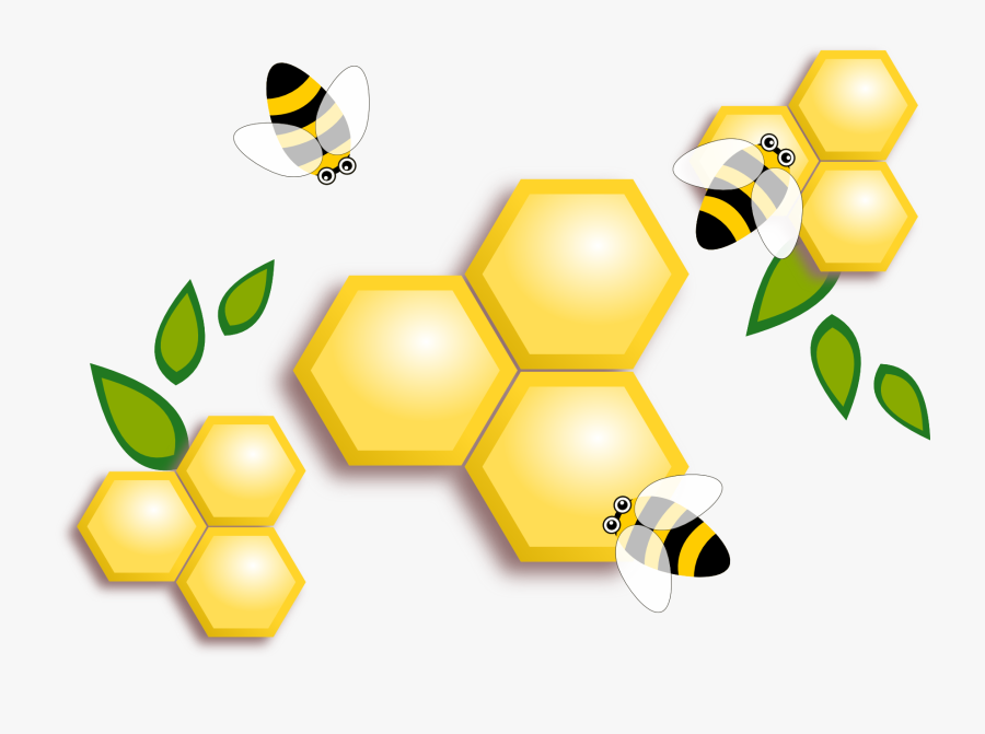 Transparent Honeybee Clipart - Honey And Bee Png, Transparent Clipart