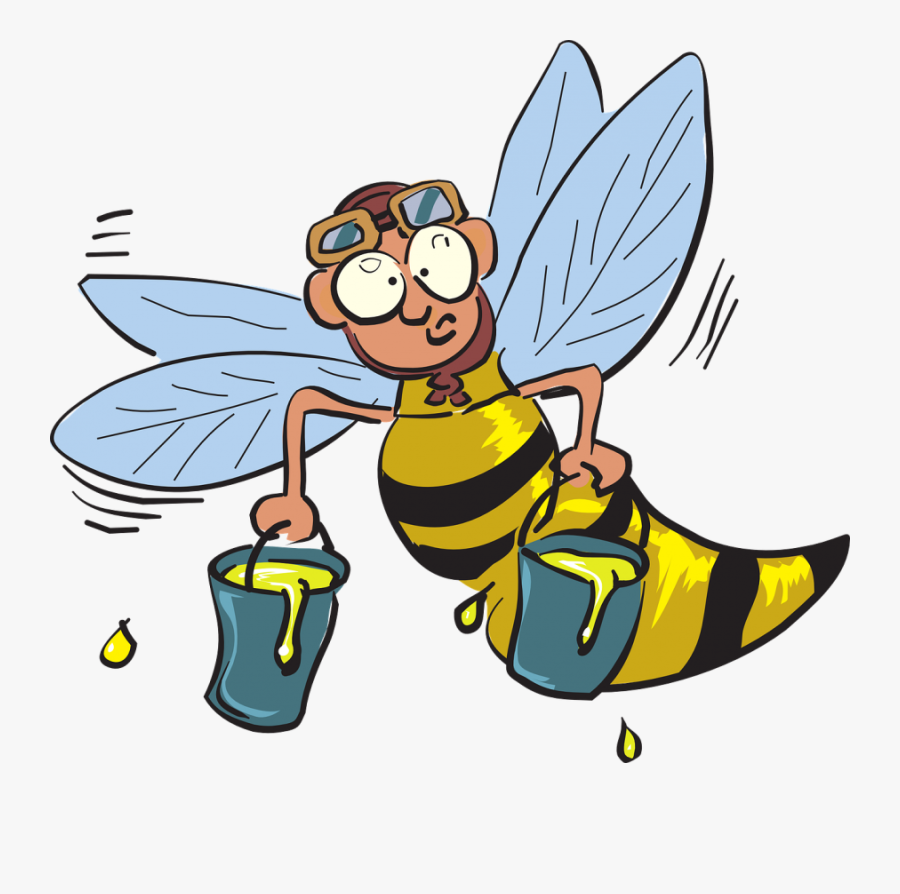 Buzy Honey Bee Svg Clip Arts - Png Worker Bee, Transparent Clipart