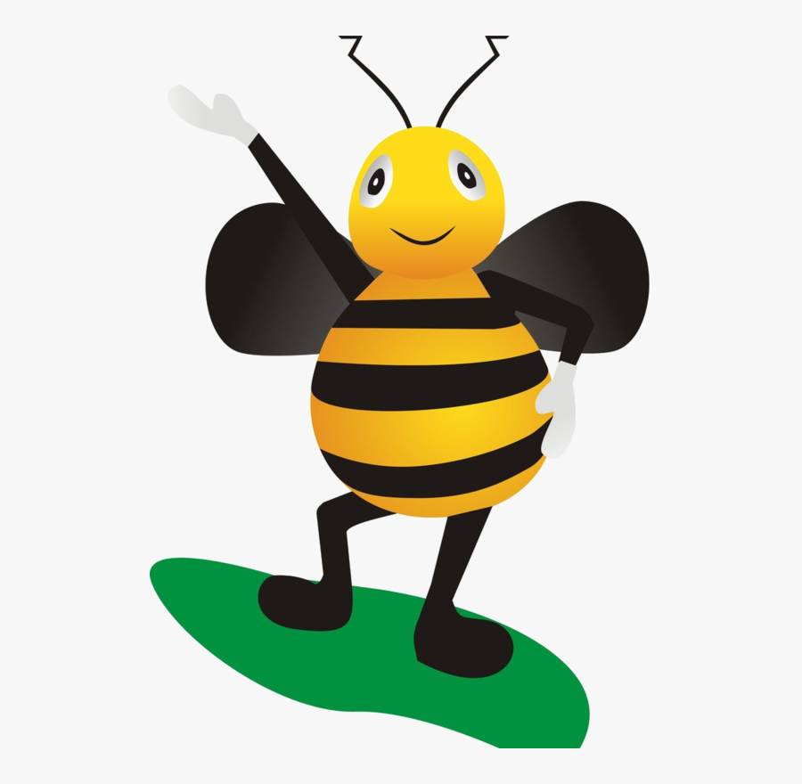 Bee Clipart, Bee Cards, Rock Painting, Painted Pots, - Honey Bee, Transparent Clipart