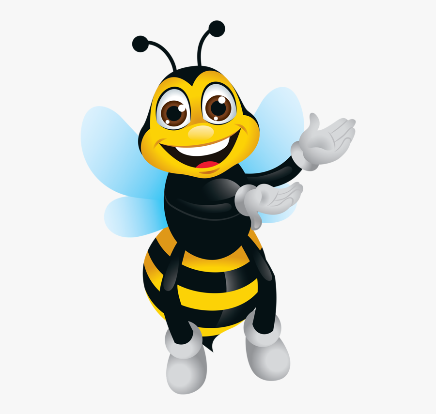 Honey Bee Hakim Library Letter - Abejorros Animados, Transparent Clipart