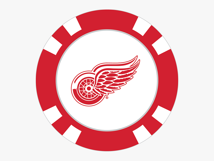 Detroit Red Wings Poker Chip Ball Marker - Boston Bruins Poker Chip, Transparent Clipart