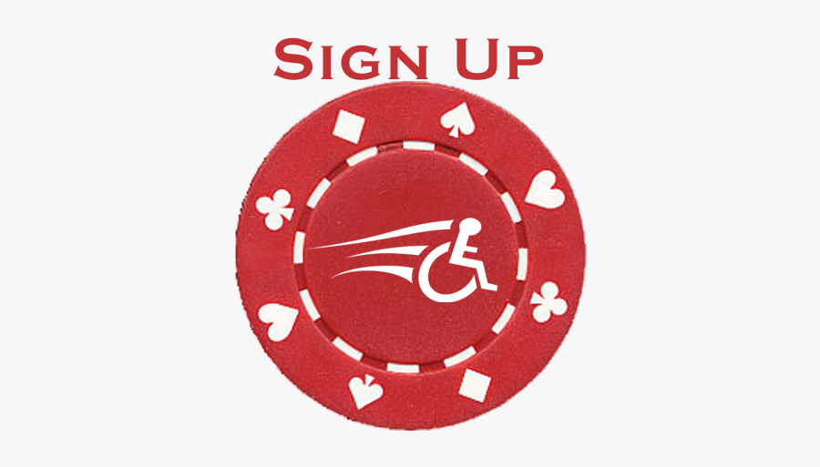 Sign Up For Poker Tournament - Suited Poker Chips, Transparent Clipart