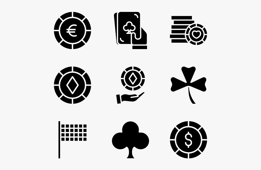 Casino - Vector Food Delivery Icon, Transparent Clipart