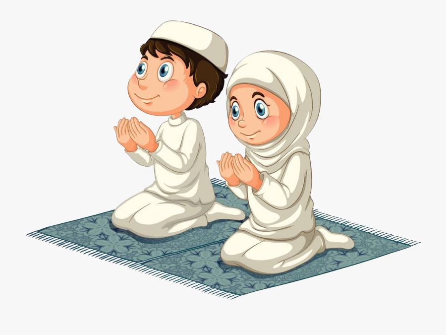 Vector Transparent Muslim Praying Clipart - Muslim Girl Praying Png , Free ...