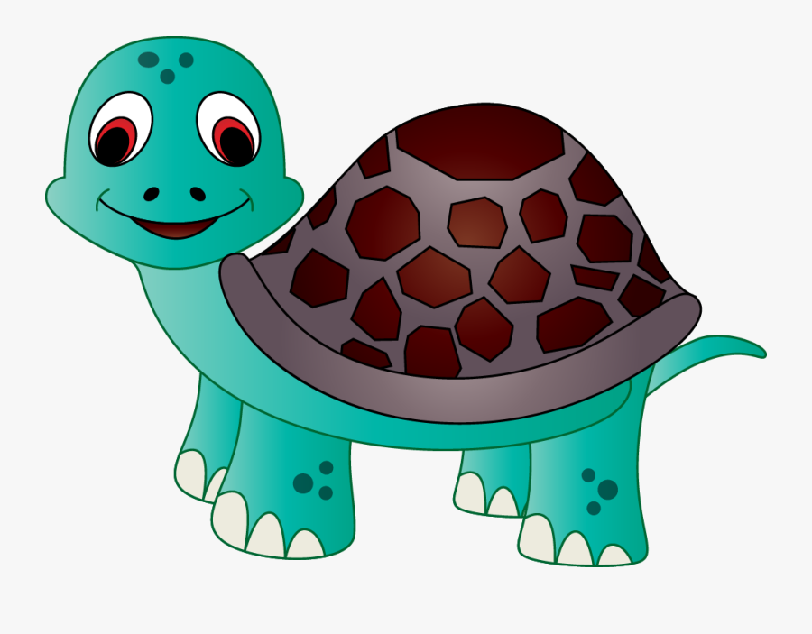 Turtle Clipart Vector - Comic Drawing Of A Frog Turtle, Transparent Clipart