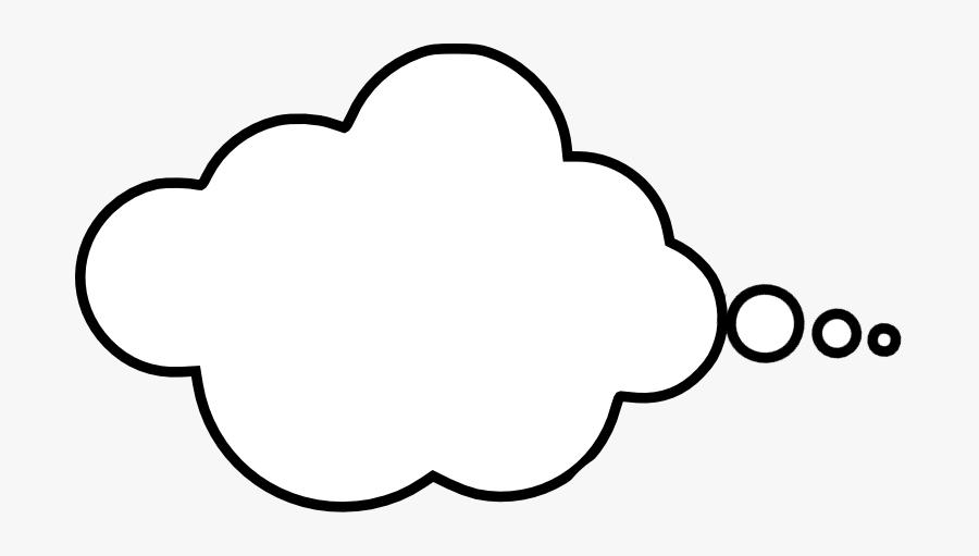 I Can Feel & Hear - Transparent Background Thought Bubble Png, Transparent Clipart