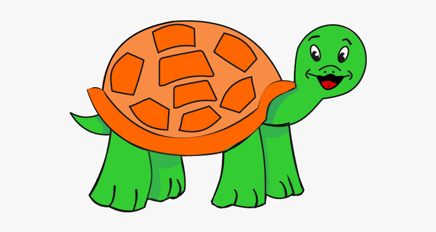 Clipart Shapes Turtle - Tortoise For Kids Drawing, Transparent Clipart