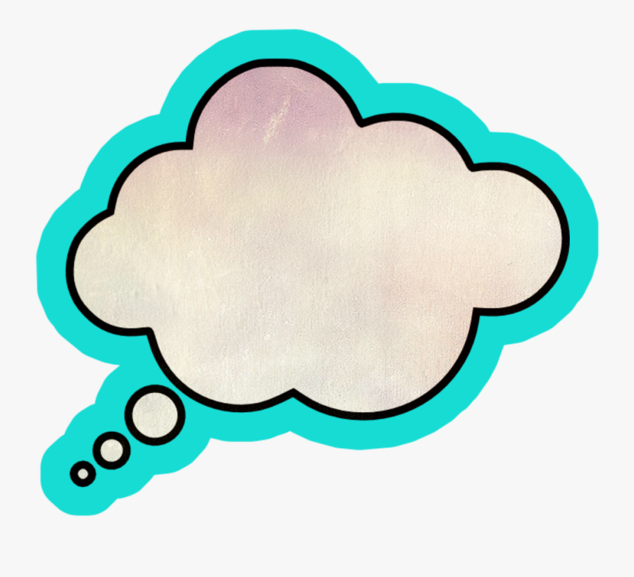 #here Is The Thinking Bubble - Thinking Bubble Png, Transparent Clipart