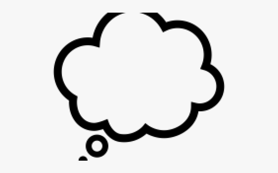 Thinking Free Download Clip - Cloudsy Clipart Black And White, Transparent Clipart