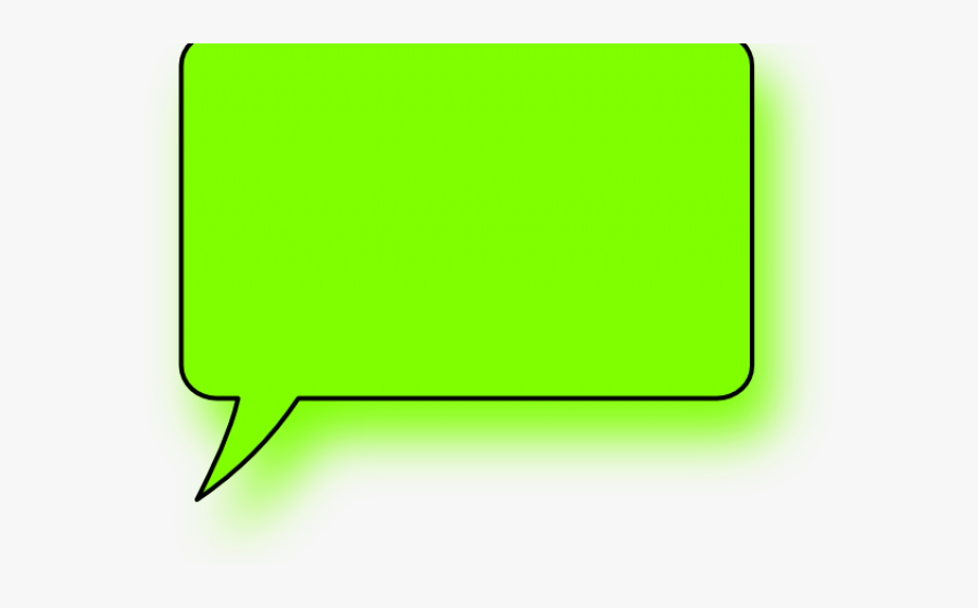 Speech Bubble Clipart Green - Illustration, Transparent Clipart