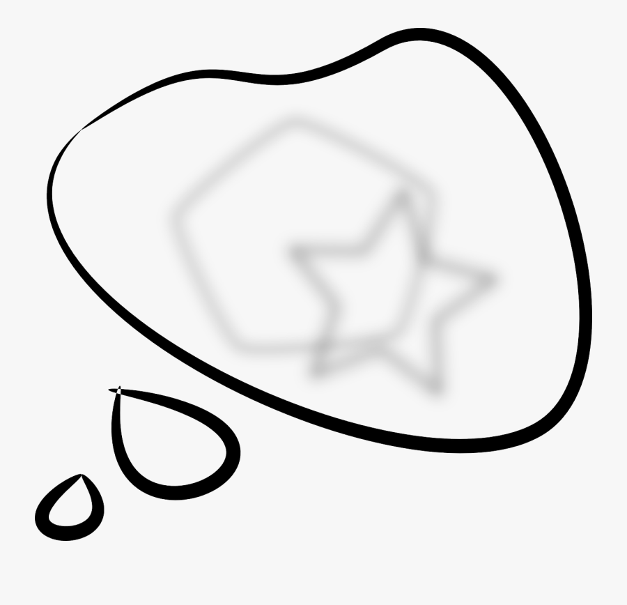 Transparent Thinking Bubble Clipart - Comics, Transparent Clipart