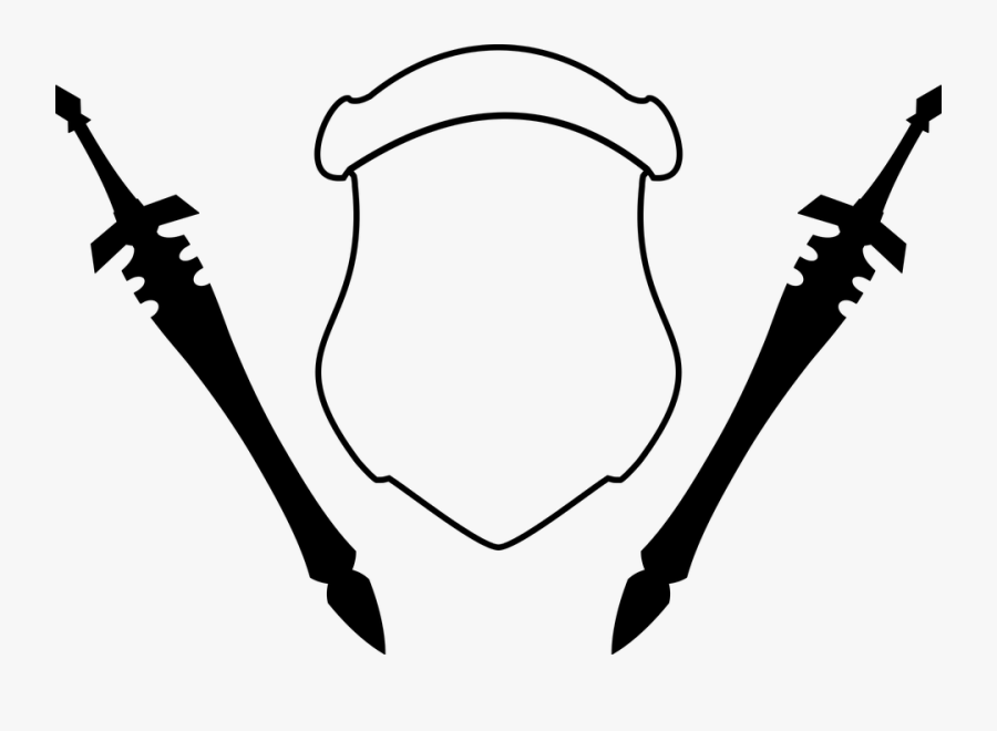 Sword Clipart Pedang - Pedang Perisai, Transparent Clipart