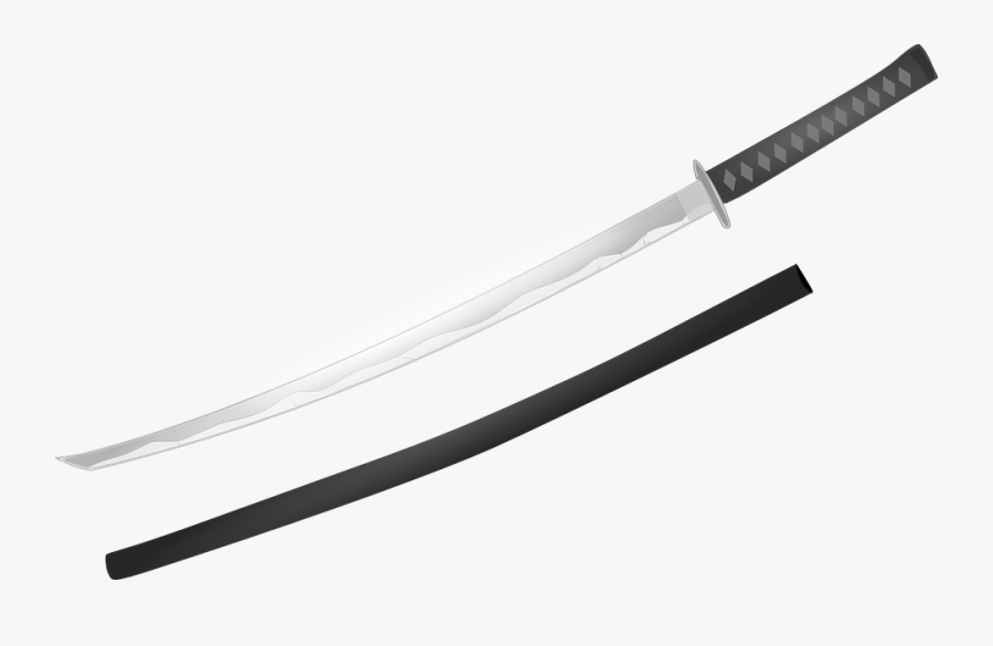 Katana, Japan, Ninja, Samurai, Sword, Weapon - คา ตา นะ Png, Transparent Clipart