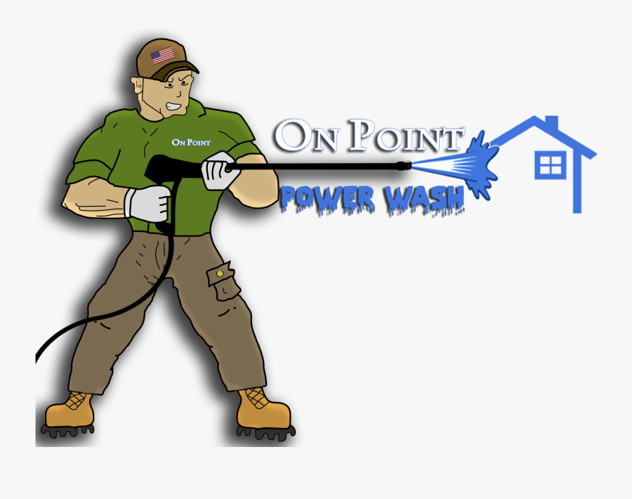 Transparent Pressure Washer Clipart - Power Washing Cartoon, Transparent Clipart