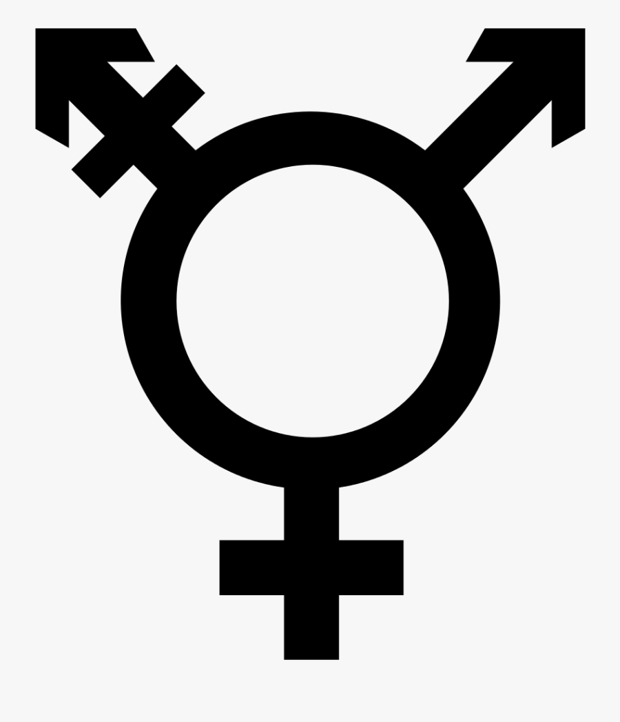 Transparent Black Sword Clipart - Transgender Symbol Png, Transparent Clipart
