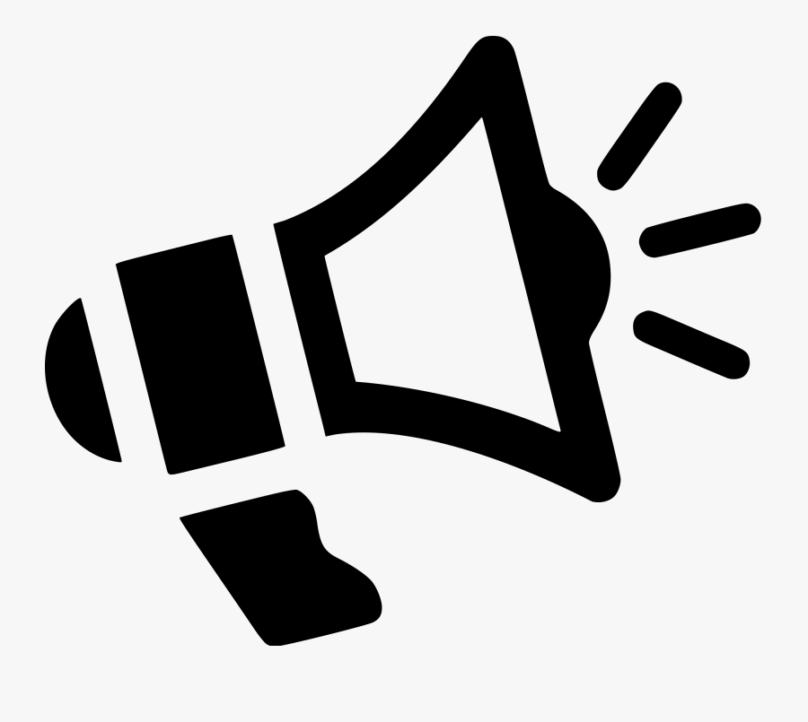 Clip Art File Icon Wikimedia Commons - Megaphone Icon, Transparent Clipart