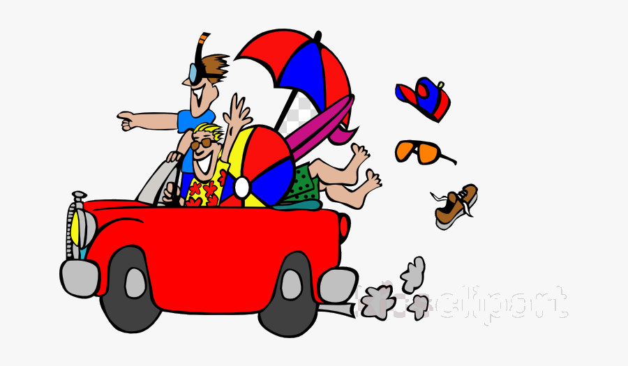 Spring Break Illustration Cartoon Product Transparent - Clipart Road Trip, Transparent Clipart