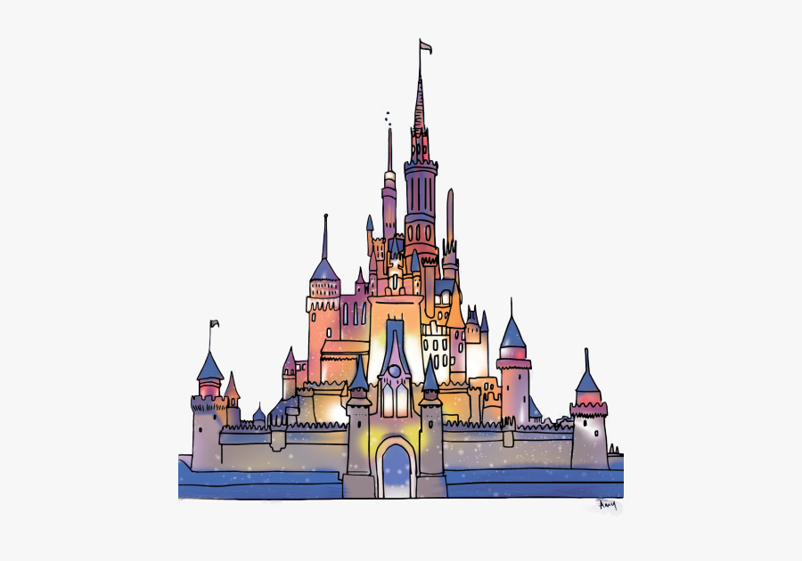 Cinderella Castle Png - Transparent Background Disney Png, Transparent Clipart