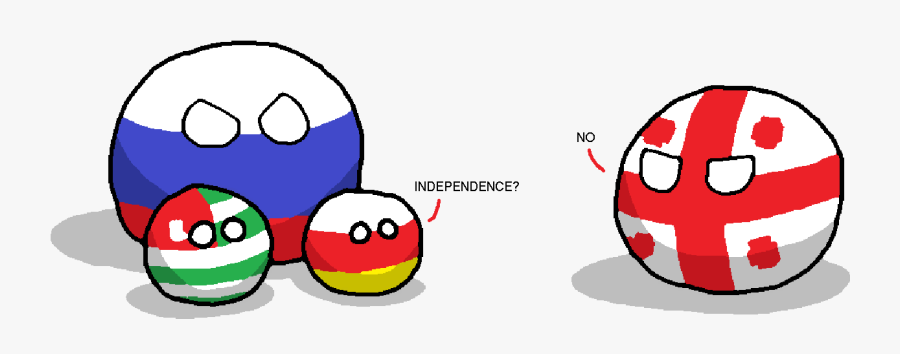 Russo Georgian War Polandball Clipart , Png Download - Polandball Russo Georgian War, Transparent Clipart