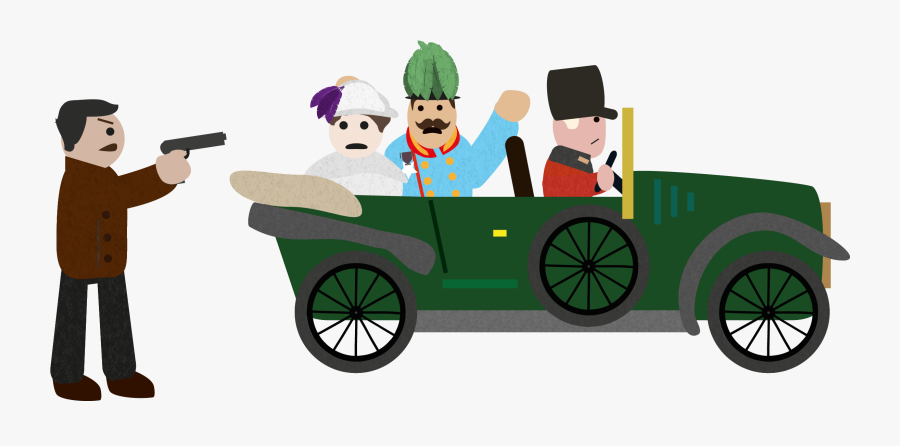 Quick Wwi Facts - Assassination Of Ferdinand Cartoon, Transparent Clipart
