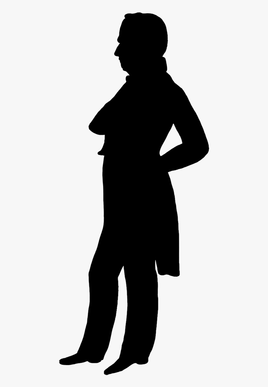 Clip Art Collection Of Free Transparent - Victorian Man Silhouette Png, Transparent Clipart