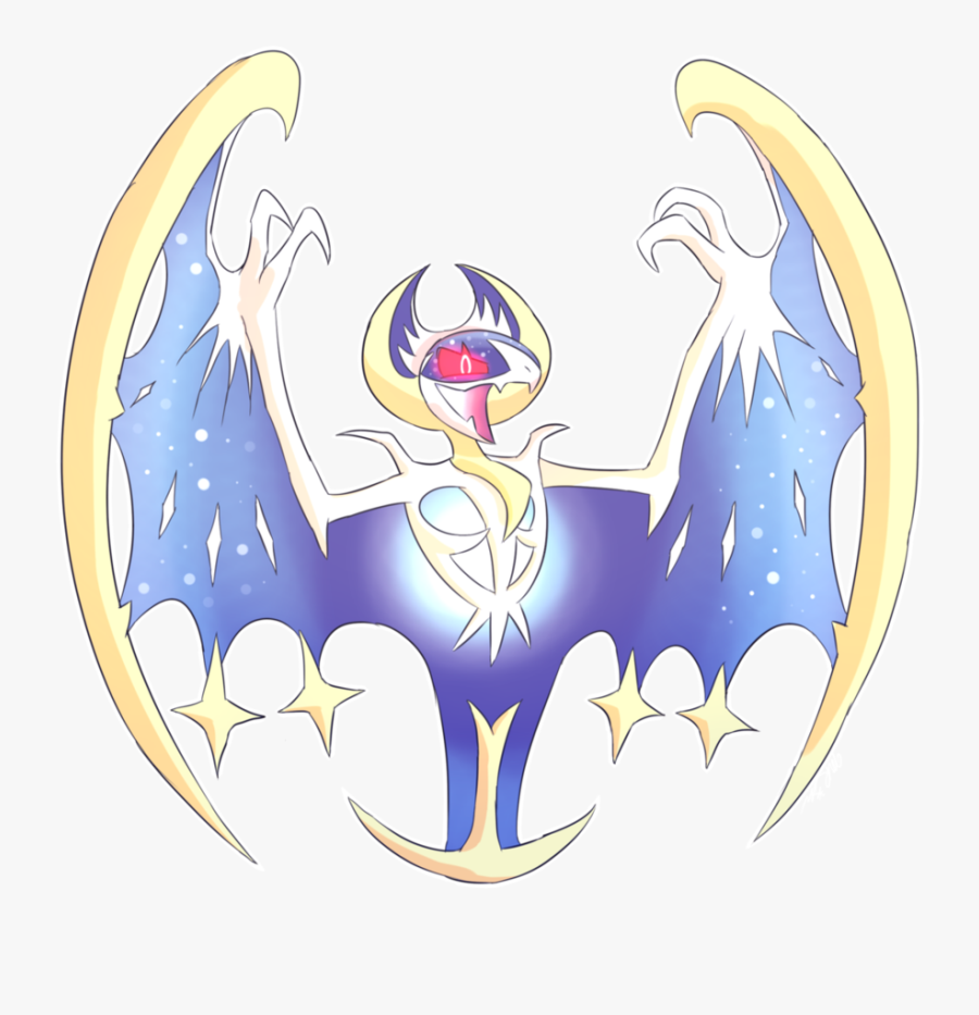 Lunar Clipart Crest - Png Lunala, Transparent Clipart