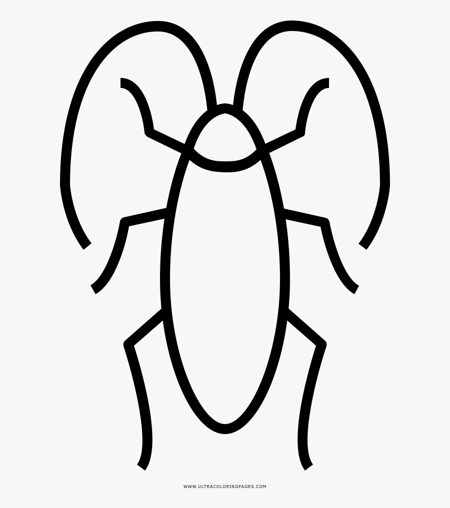 Cockroach Pages Cockroaches Ultra - Colorir Desenho De Barata, Transparent Clipart