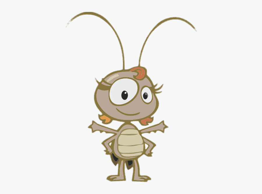 Lottie Dottie Chicken Character Connie Cockroach - Cucaracha Gallina Pintadita, Transparent Clipart