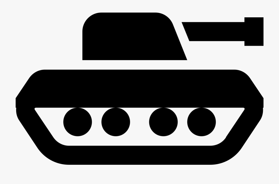 This Logo Indicates A War Vehicle Known As A Tank, - War Pictogram Png, Transparent Clipart