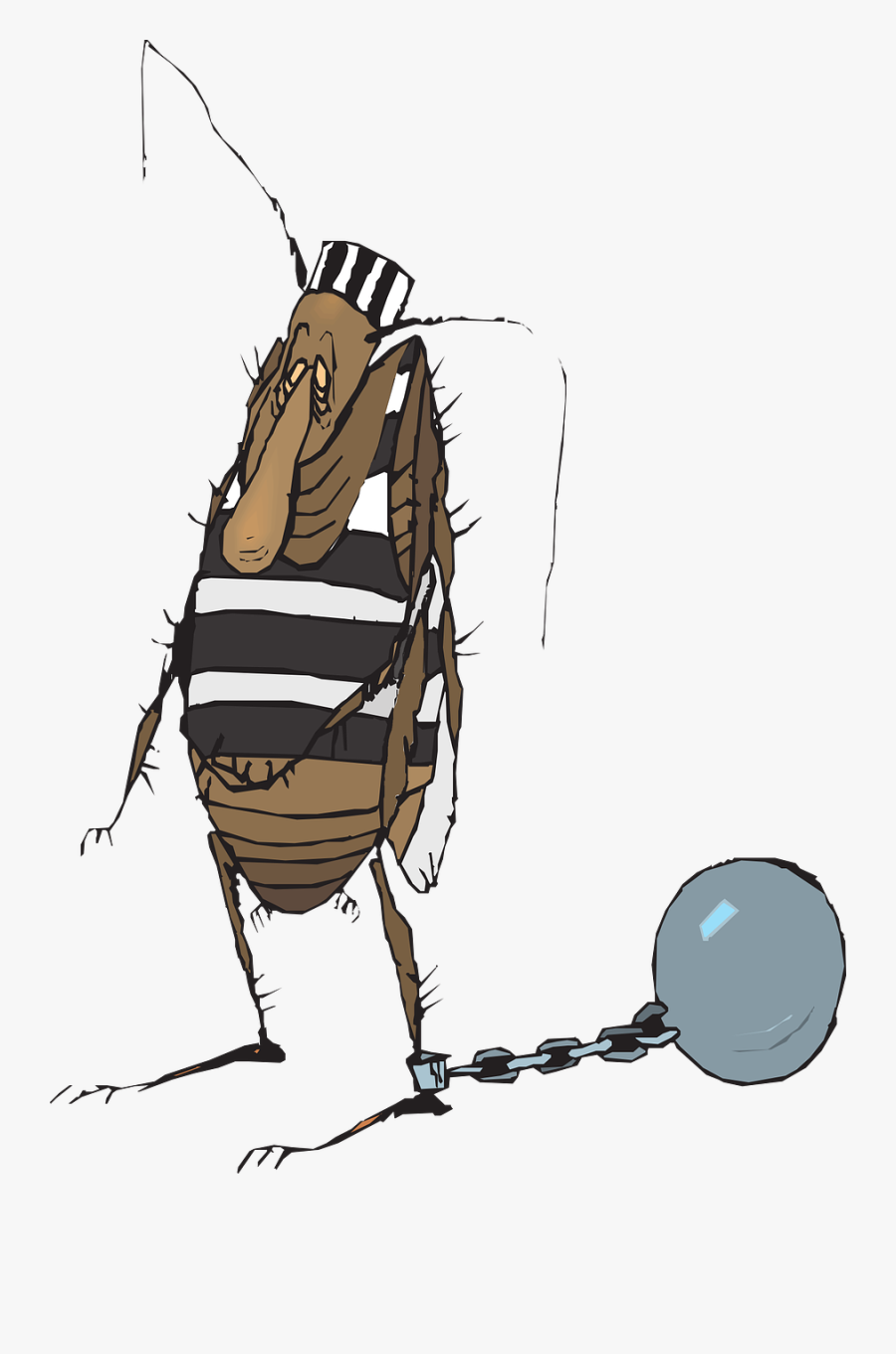 Transparent Ball And Chain Png - Ant Prisoner, Transparent Clipart