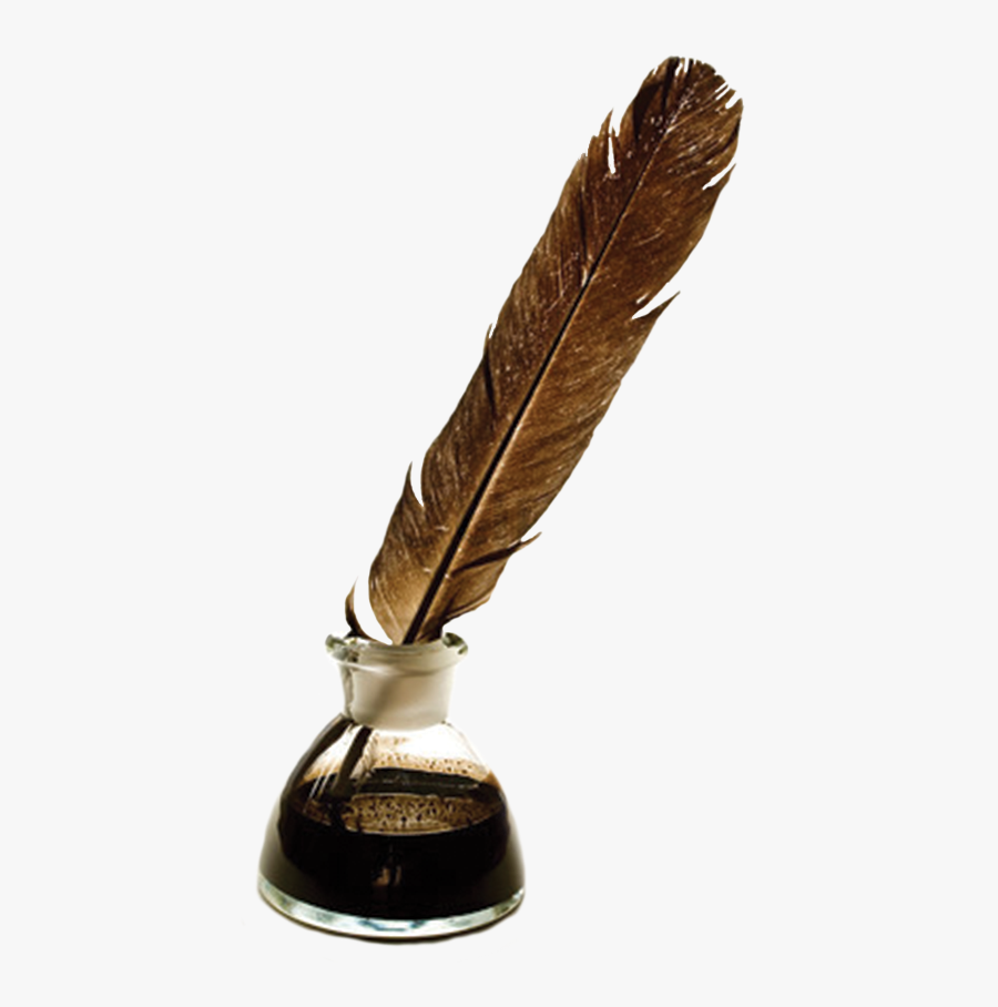 Quill And Ink Png Images - Feather Pen And Ink Png, Transparent Clipart