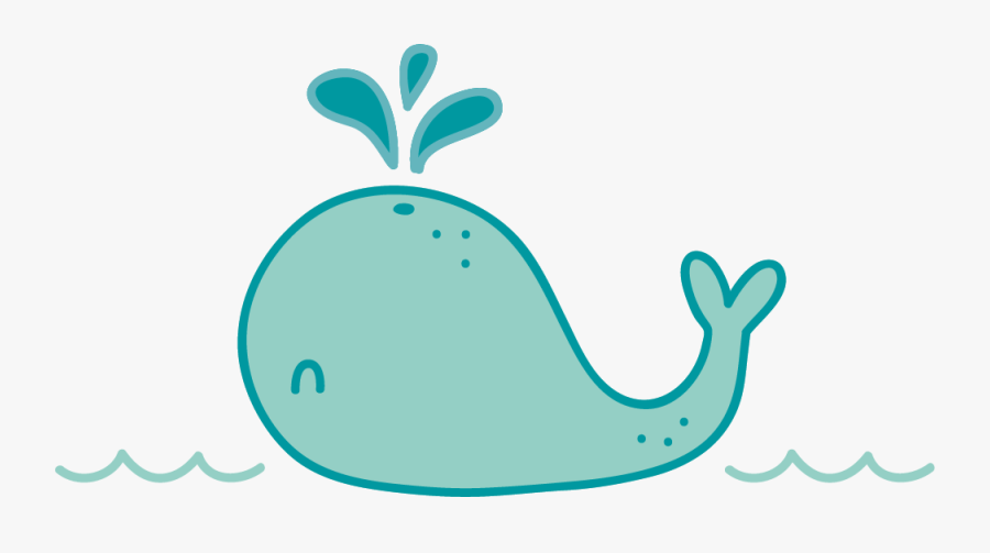 Cartoon, Drawing, Whale, Blue, Grass Png Image With - Dibujo Chorro De Agua Png, Transparent Clipart