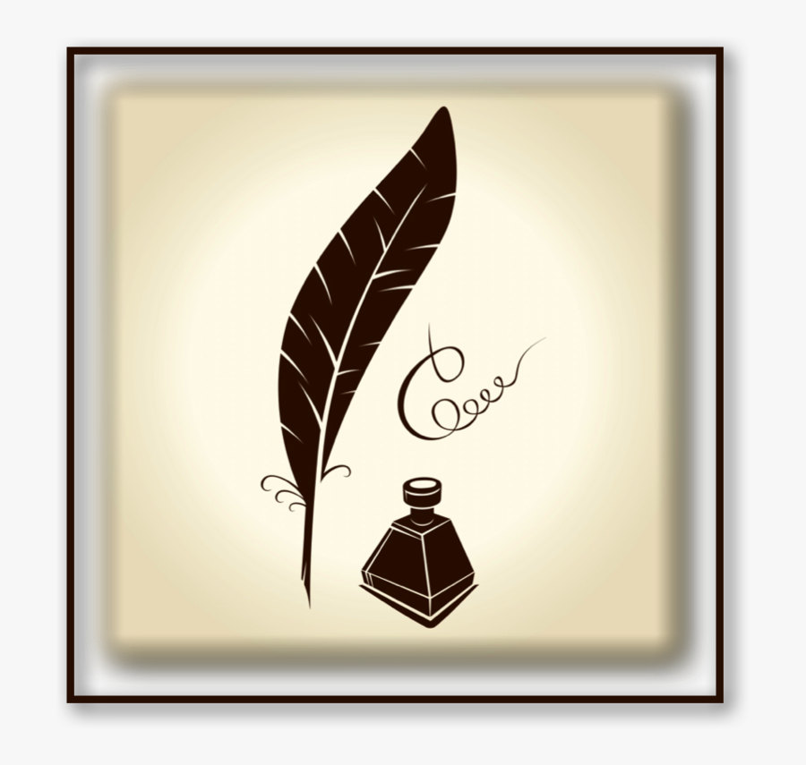 Contact My Therapy Online - Feather Pen And Ink, Transparent Clipart