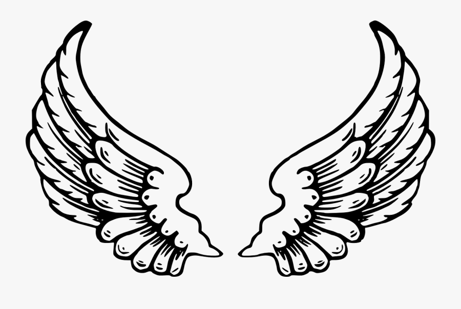 Angel Wings, Transparent Clipart