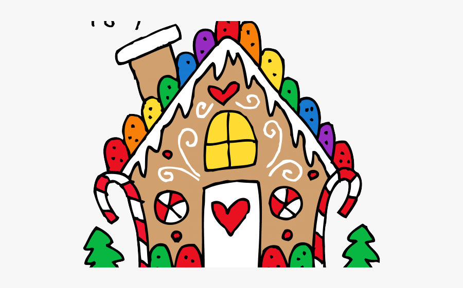 Gingerbread Man House Clipart, Transparent Clipart