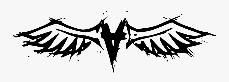 Angel Wings Graffiti Png, Transparent Clipart