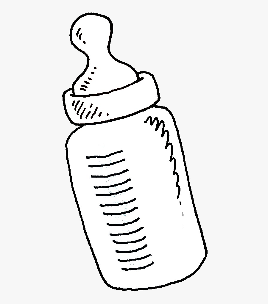 Baby Bottle Clipart Black And White Graphics For Feeding - Baby Things Black And White, Transparent Clipart