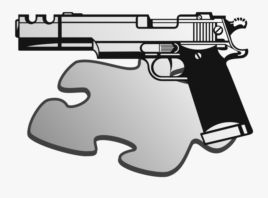 Beretta M9 Firearm Pistol Handgun Clip Art - Gun Png Hd, Transparent Clipart
