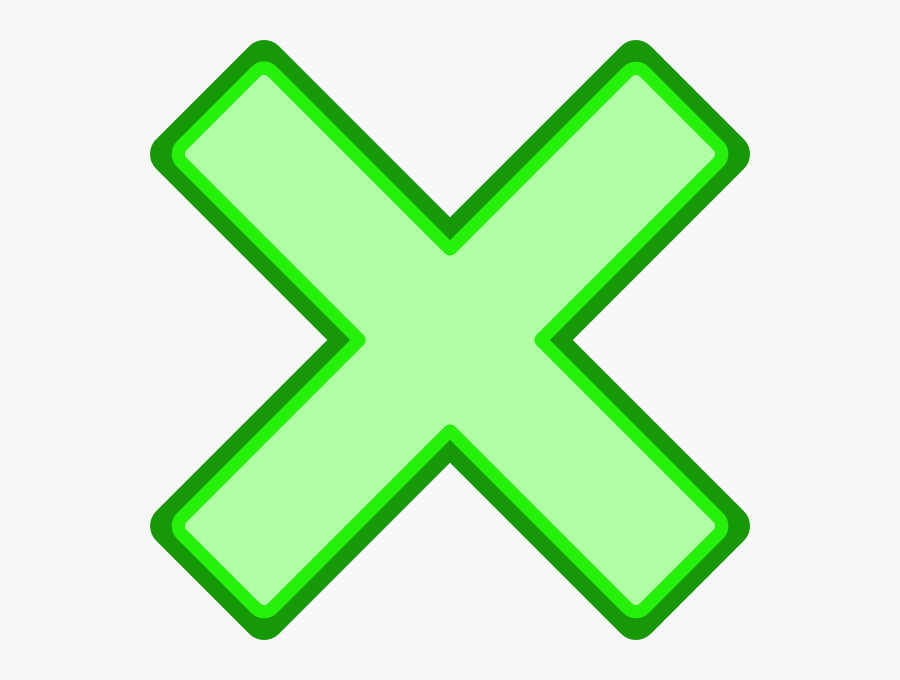 Mark Clipart Clip Art Green - Clipart Crossmark, Transparent Clipart