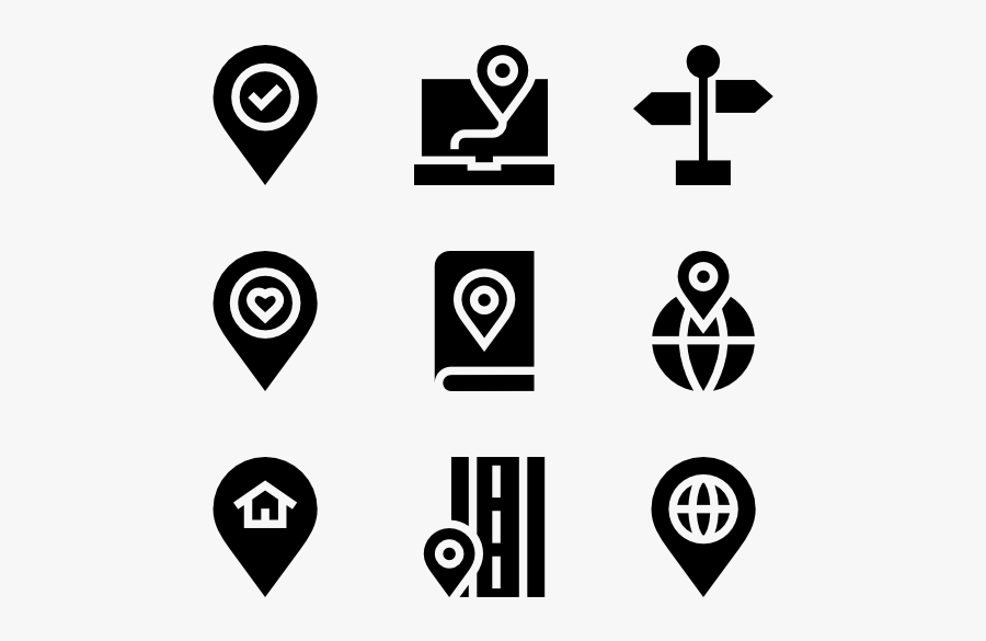 Location - Check In Logo Png, Transparent Clipart