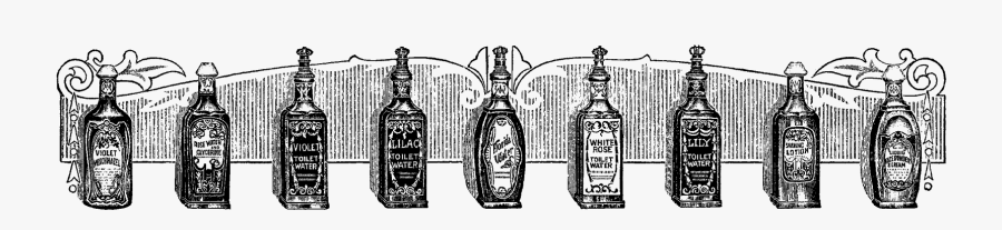 Vintage Bottles Clipart Transparent, Transparent Clipart