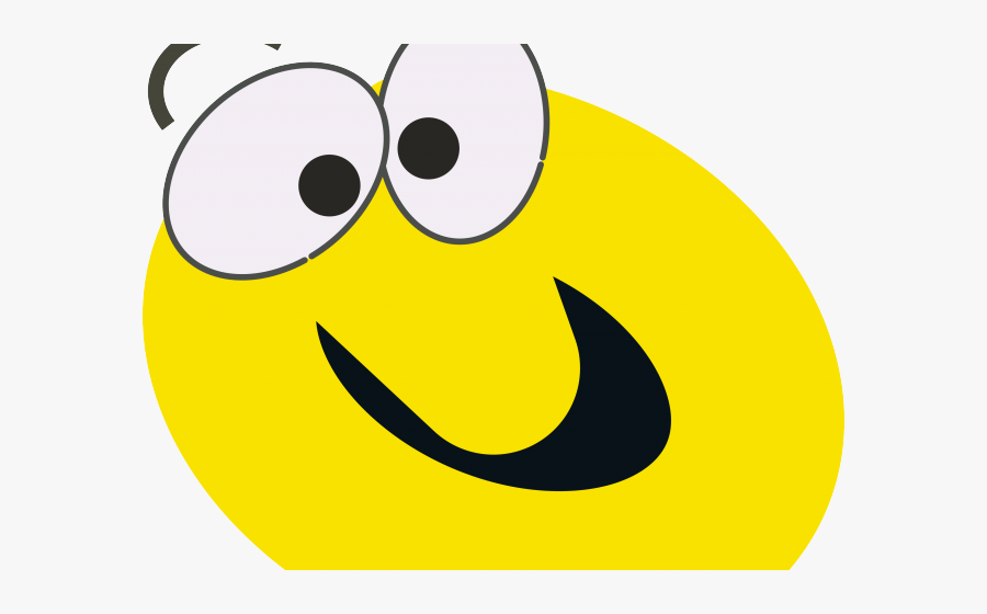 Transparent Shocked Clipart - Cartoon Smiley Face Moving, Transparent Clipart