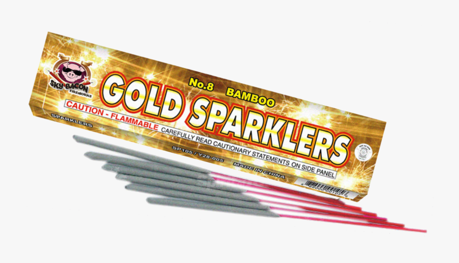 Gold Sparklers Clipart , Png Download - Sparkler, Transparent Clipart