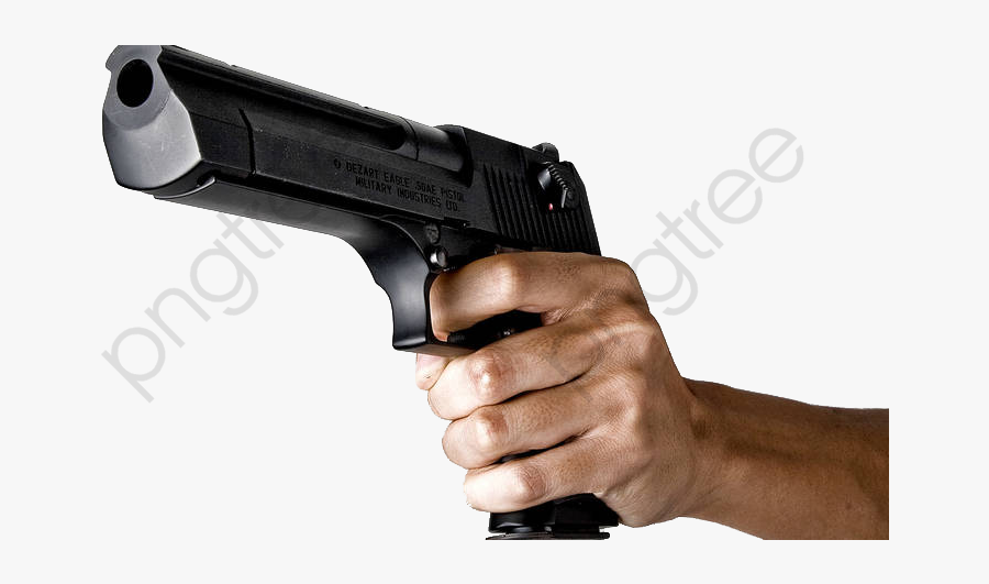 Hand With Gun Transparent, Transparent Clipart