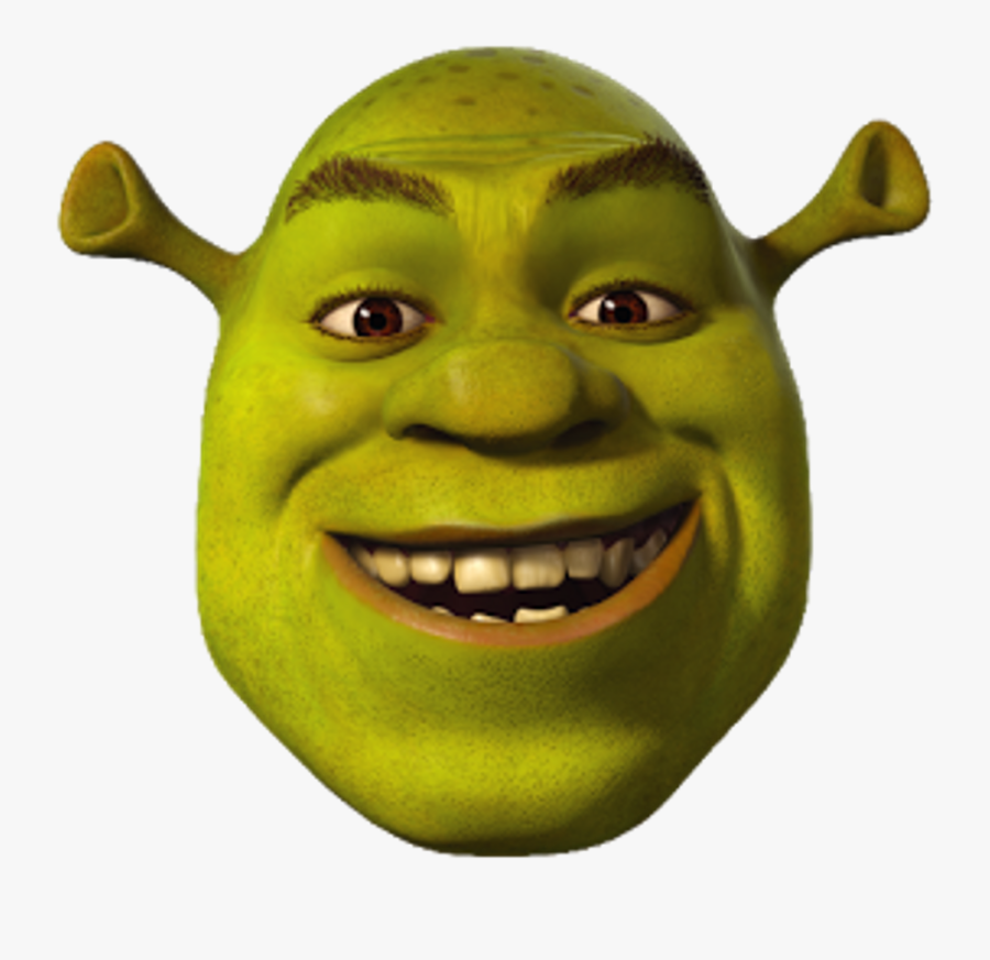 Shreks Face, Transparent Clipart