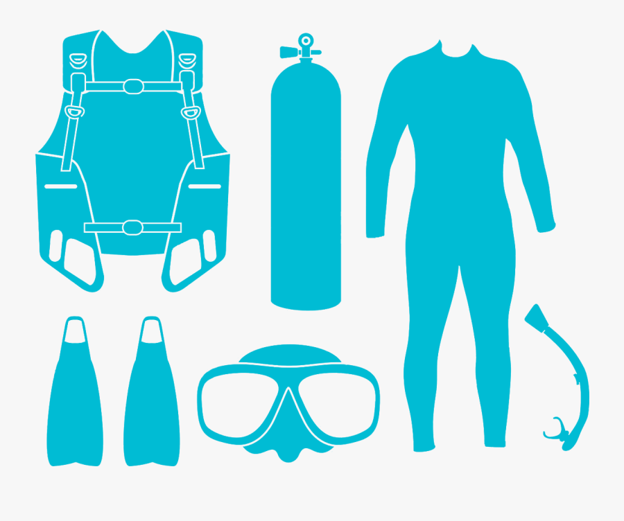 Scuba Diving Gear Silhouette , Free Transparent Clipart ClipartKey