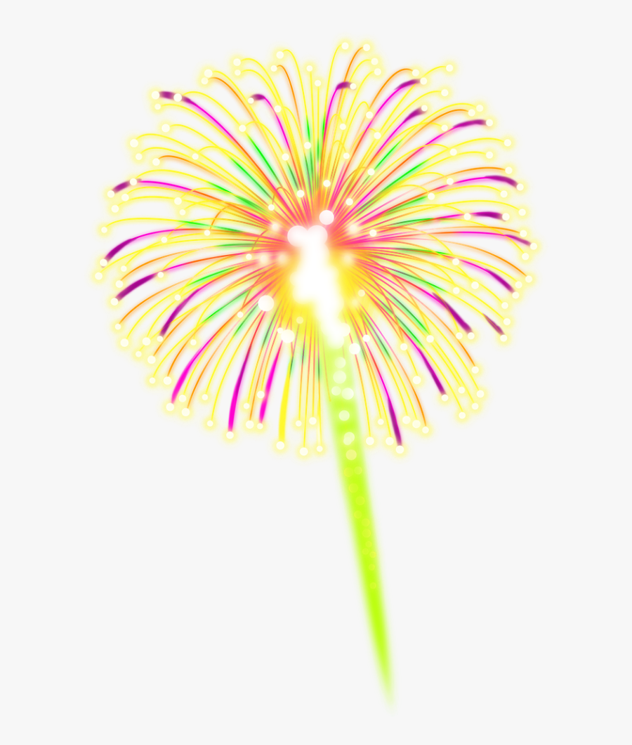 Sparkle Lightup Colorful Report - Fireworks, Transparent Clipart