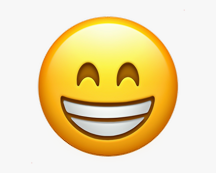 Funny Face Emoji 😁 - Beaming Face With Smiling Eyes, Transparent Clipart
