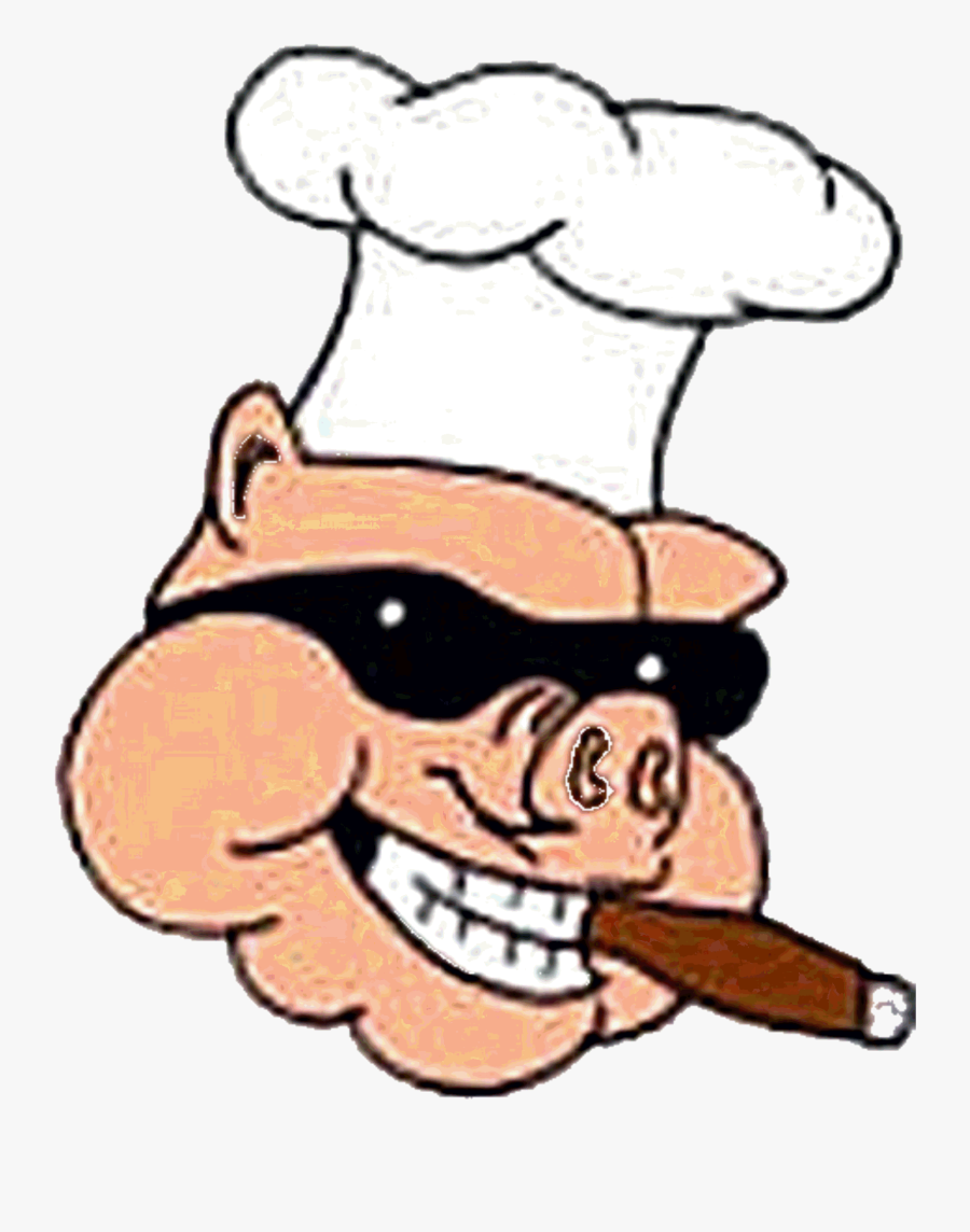 Bbq Pig Clipart - Funny Cartoon Pig Faces, Transparent Clipart